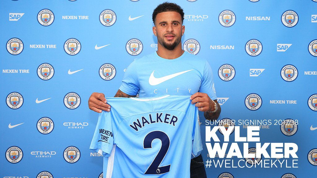 Manchester City sign Kyle Walker from Spurs