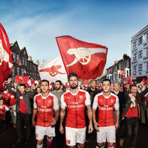 Win an Arsenal home jersey!