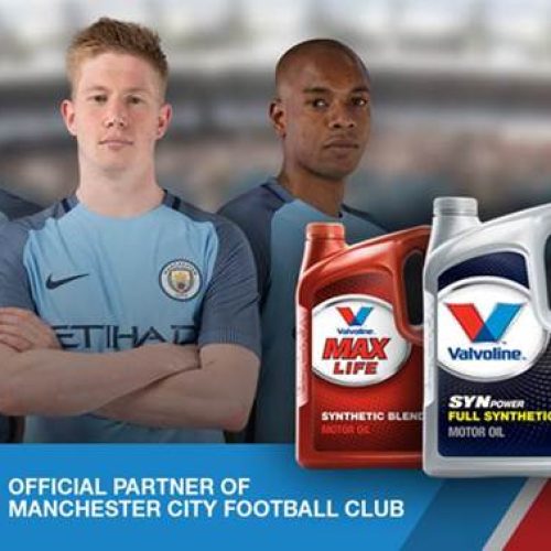 Valvoline, Man City join forces