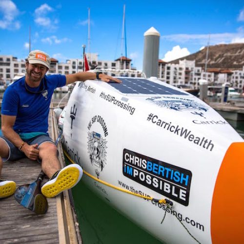 Bertish off on epic Atlantic adventure