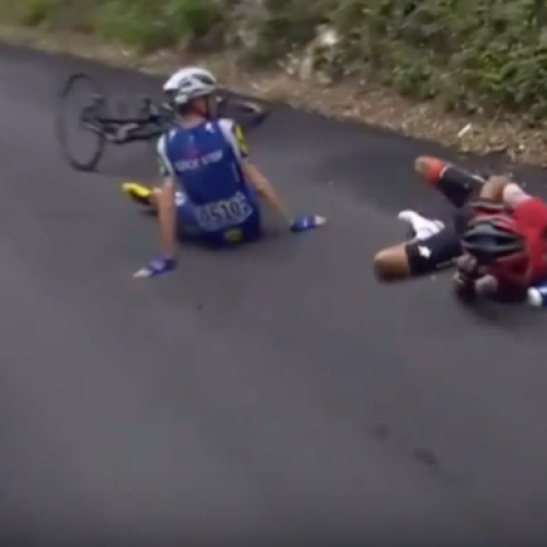 Watch: Richie Porte’s horror crash