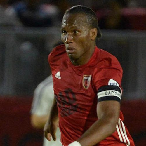 Watch: Drogba scores unbelievable free kick