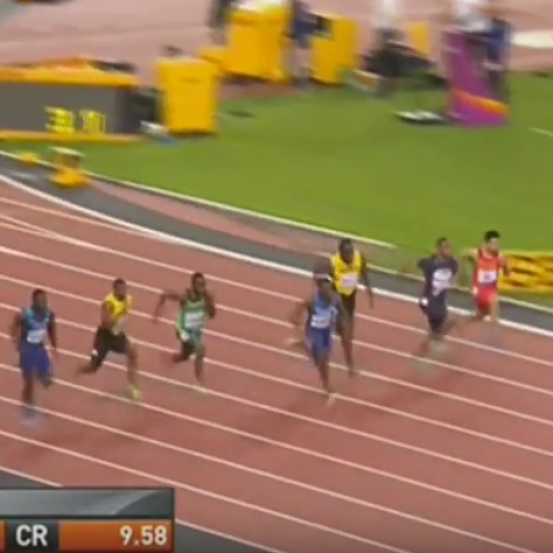 Watch: Gatlin wins 100m final, Bolt third