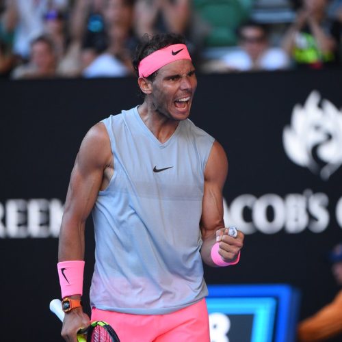 Nadal ruthless, Wozniacki lucky