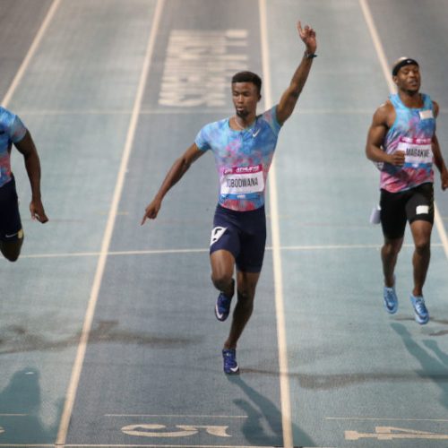 Jobodwana too good for Gatlin in 150m sprint