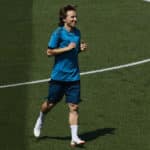 Modric returns to Madrid training amid Inter rumours