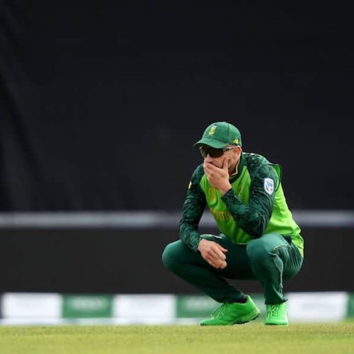 Du Plessis embarrassed after World Cup exit