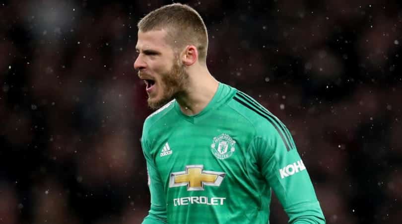 You are currently viewing De Gea on brink of Man United landmark