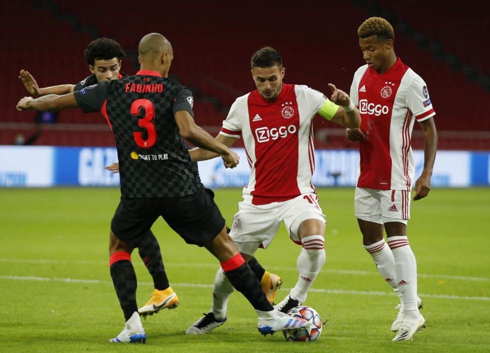 You are currently viewing Fabinho fills Van Dijk void superbly as Liverpool win at Ajax