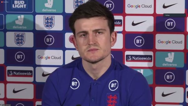 You are currently viewing Maguire back in training with England as he steps up recovery from injury