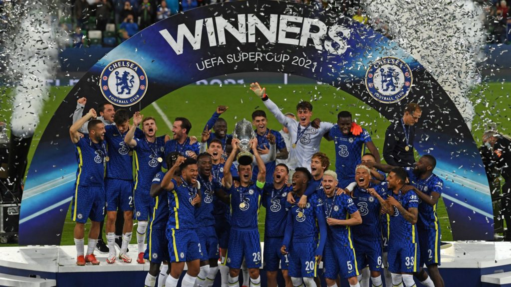 Chelsea win Uefa Super Cup on penalties