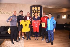 Read more about the article Kaizer Chiefs welcome Al Ahly’s delegation at Chiefs Village
