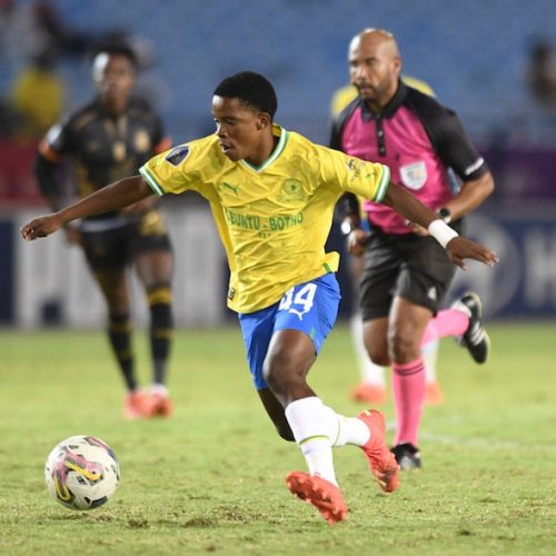 Watch: 16-year-old Siyabonga Mabena makes Sundowns debut