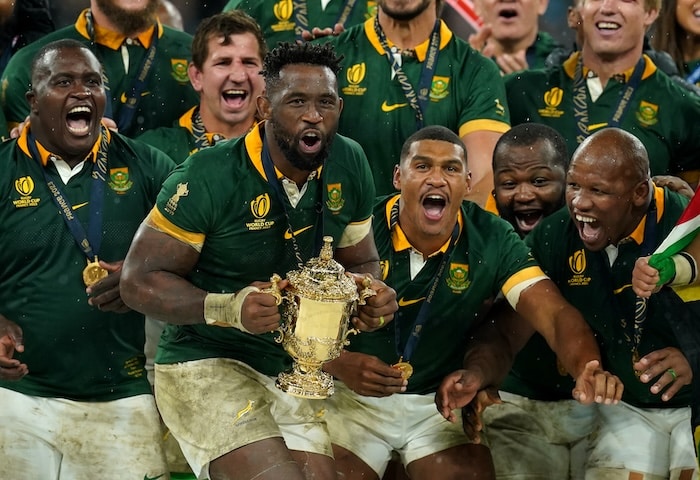 You are currently viewing Springboks, Kolisi honoured by African Union for RWC triumph