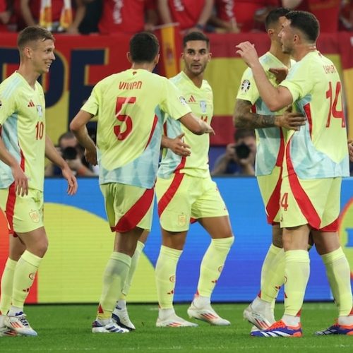 Spain maintain 100% record after eliminating Albania