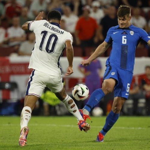 England finish top of Group C despite draw against Slovenia