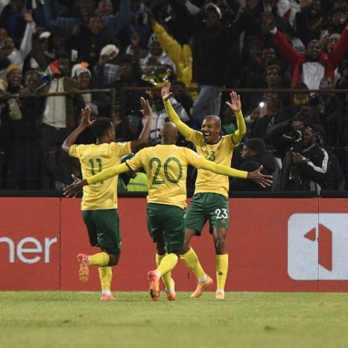 Morena nets brace as Bafana beat Zim in World Cup qualifier