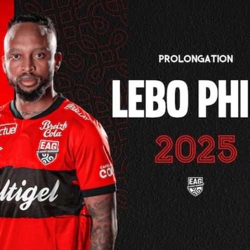 Lebo Phiri extends contract at Guingamp