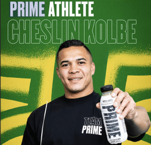 Read more about the article Cheslin Kolbe teams up with PRIME Hydration