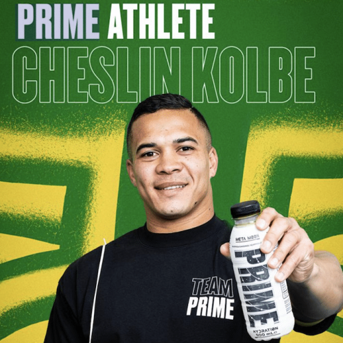 Cheslin Kolbe teams up with PRIME Hydration