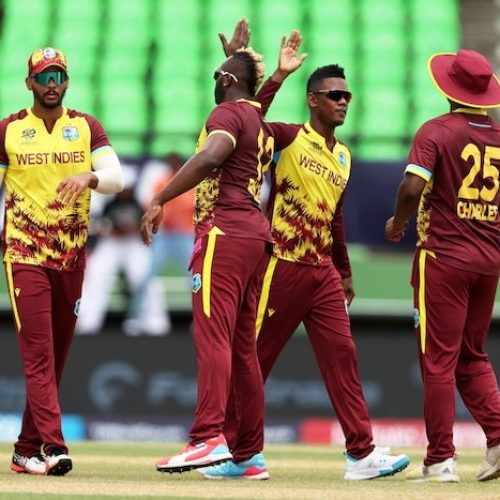 West Indies claim five wickets over Papua New Guinea in T20 World Cup