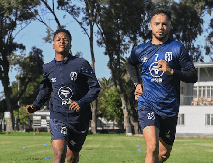 CT City let 15 year old Emile Witbooi trains with first team