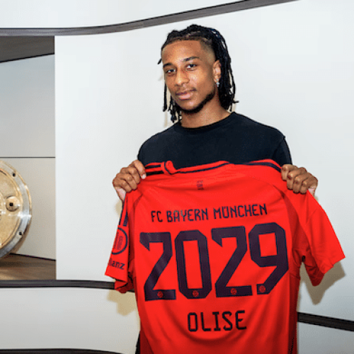 Olise completes £50m move to Bayern
