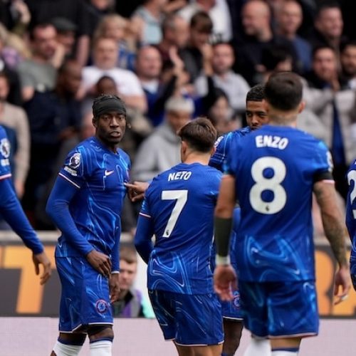 Madueke hits hat-trick as Chelsea hit Wolves for six