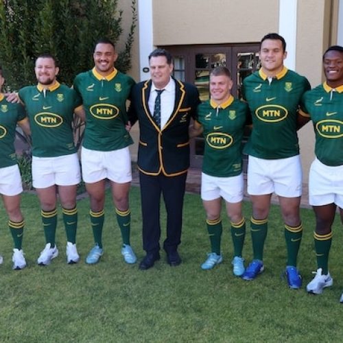 Springboks arrive in Australia in high spirits