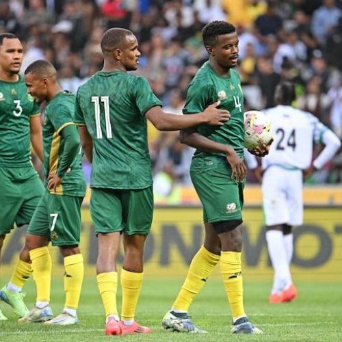 Bafana thrash South Sudan to secure top spot in AFCON Group K