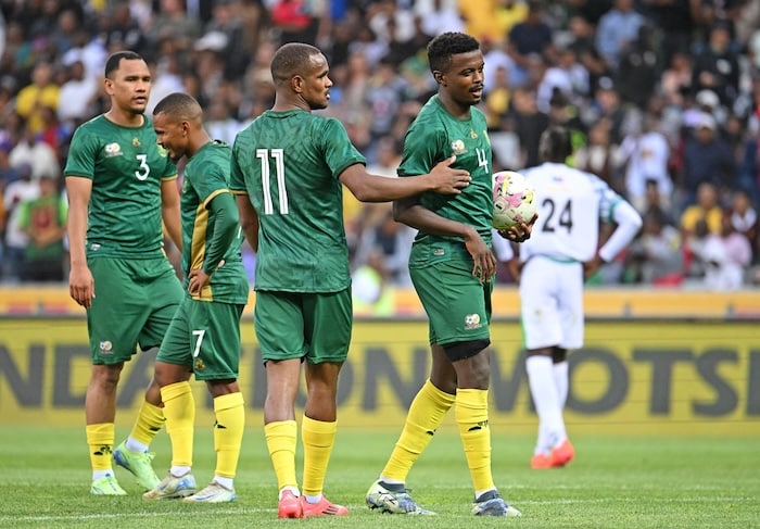 You are currently viewing Bafana thrash South Sudan to secure top spot in AFCON Group K