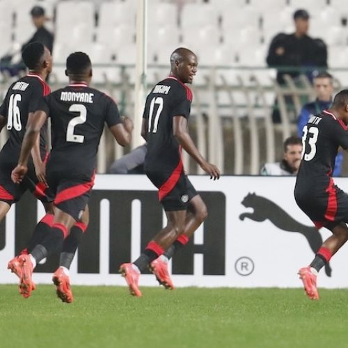 Nkota fires Pirates to victory over CR Belouizdad