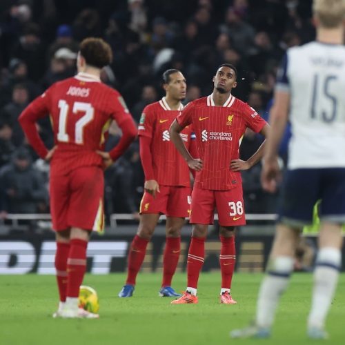 Furious Liverpool suffer defeat at Tottenham